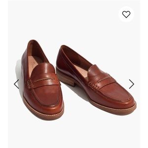 Madewell leather elinor loafers